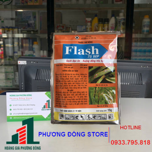 Thuốc trừ nấm đạo ôn Flash 75WP